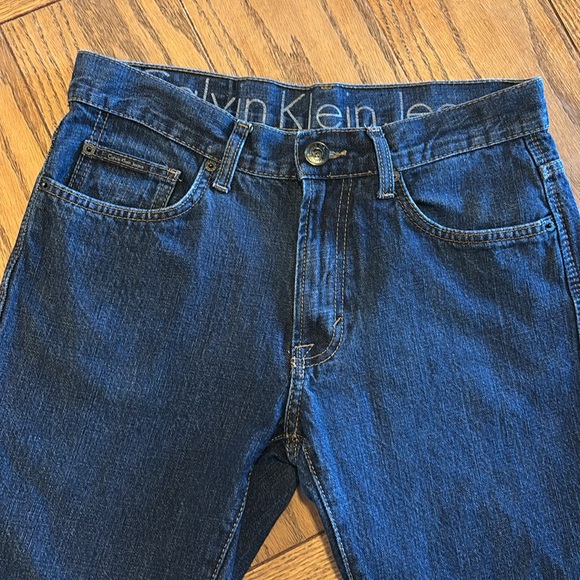 Vintage CALVIN KLEIN Straight 100% Cotton Jeans ~ 30/32 - Picture 4 of 8